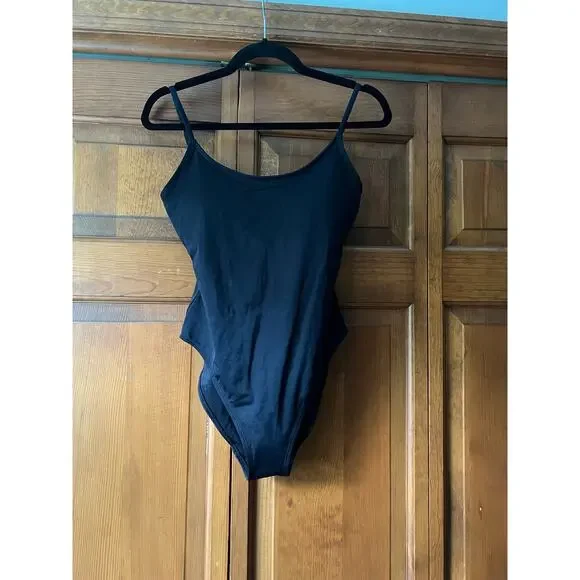 NWT Andie Women's The Amalfi Classic One Piece AO204 Smooth Swimsuit Black SZ M - Picture 2 of 13
